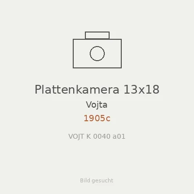 Plattenkamera 13x18