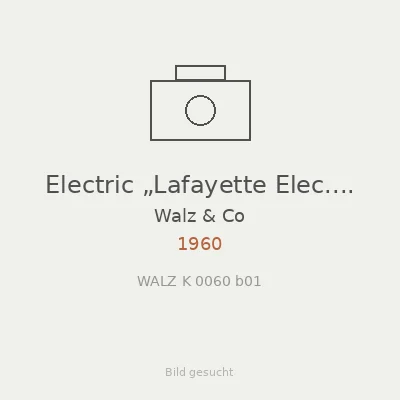 Electric „Lafayette Elec.2,8“