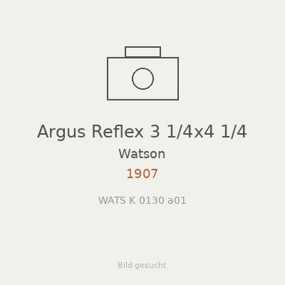 Argus Reflex 3 1/4x4 1/4