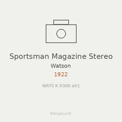 Sportsman Magazine Stereo