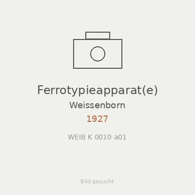 Ferrotypieapparat(e)