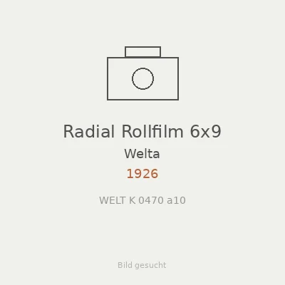 Radial Rollfilm 6x9