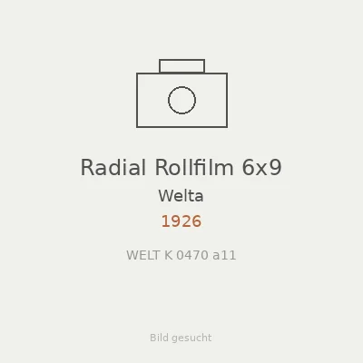 Radial Rollfilm 6x9