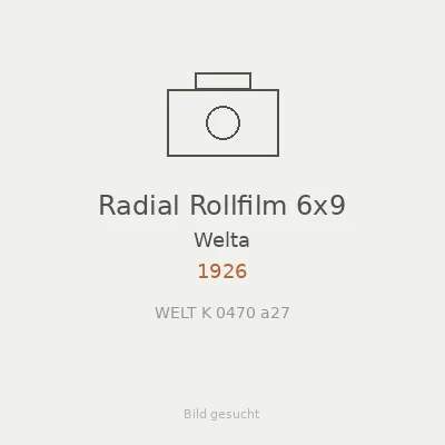Radial Rollfilm 6x9
