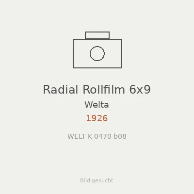 Radial Rollfilm 6x9