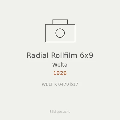 Radial Rollfilm 6x9