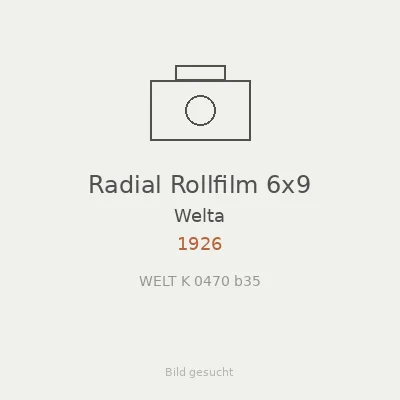 Radial Rollfilm 6x9