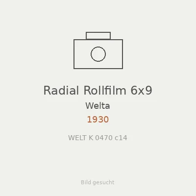 Radial Rollfilm 6x9