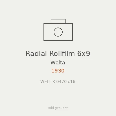 Radial Rollfilm 6x9