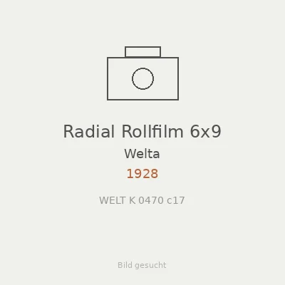 Radial Rollfilm 6x9