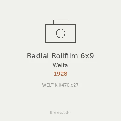 Radial Rollfilm 6x9