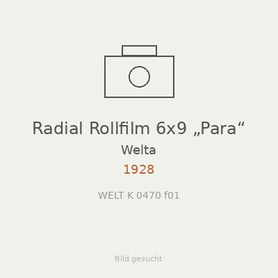 Radial Rollfilm 6x9 „Para“