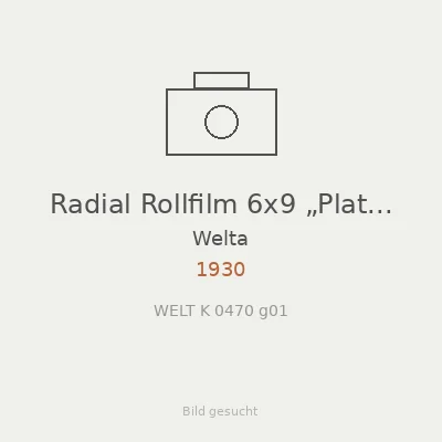 Radial Rollfilm 6x9 „Platos 2“