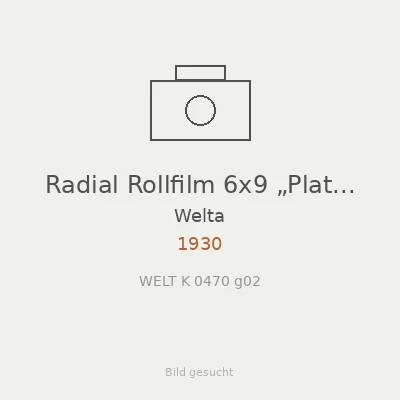 Radial Rollfilm 6x9 „Platos 2“