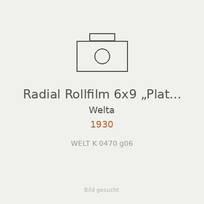 Radial Rollfilm 6x9 „Platos 2“