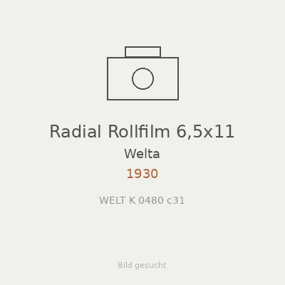 Radial Rollfilm 6,5x11