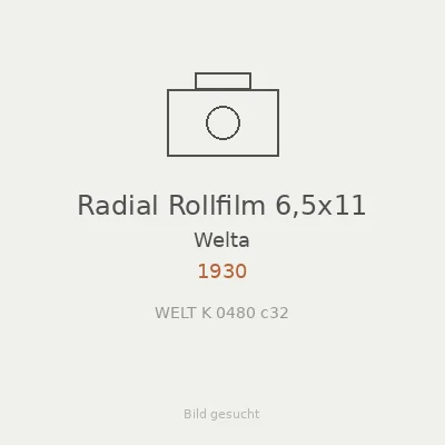 Radial Rollfilm 6,5x11