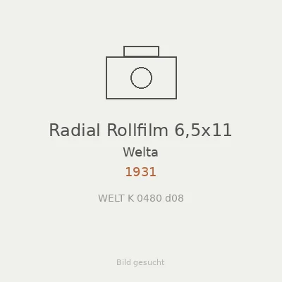 Radial Rollfilm 6,5x11