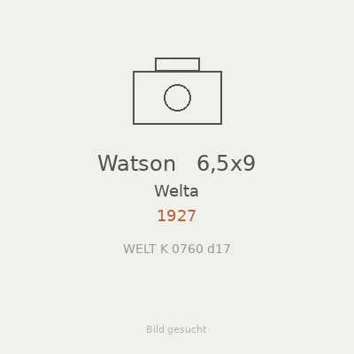 Watson   6,5x9