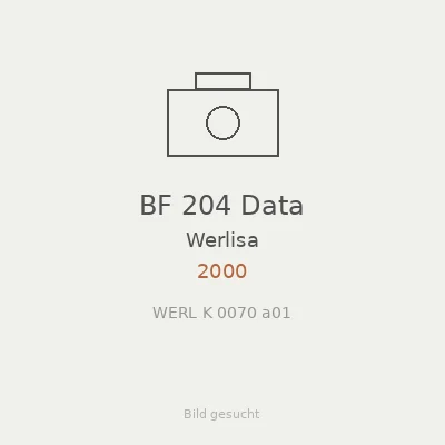 BF 204 Data
