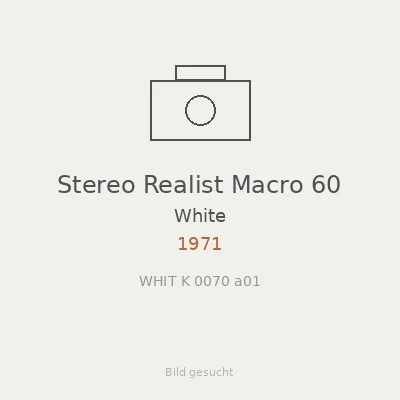Stereo Realist Macro 60