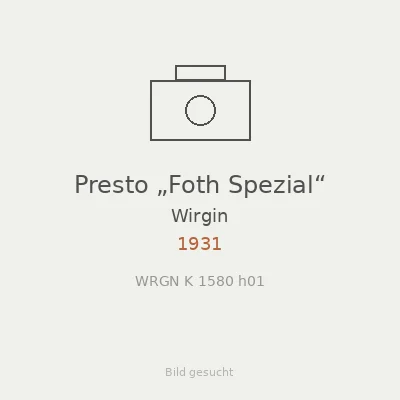 Presto „Foth Spezial“