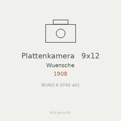 Plattenkamera   9x12