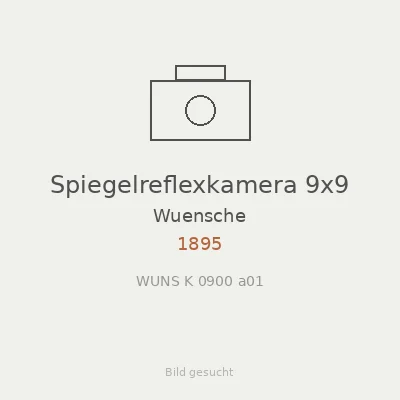 Spiegelreflexkamera 9x9