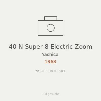 40 N Super 8 Electric Zoom