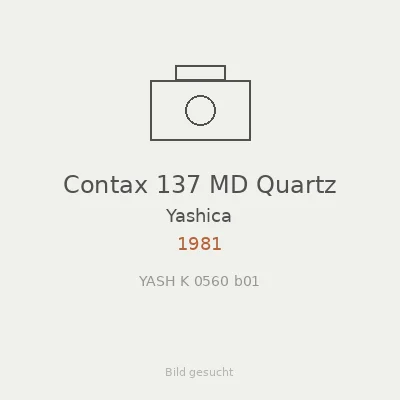 Contax 137 MD Quartz