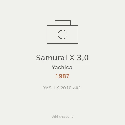 Samurai X 3,0