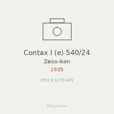 Contax I (e) 540/24