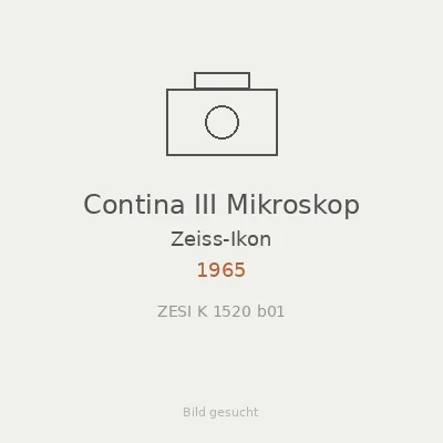Contina III Mikroskop