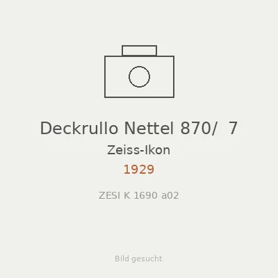 Deckrullo Nettel 870/  7