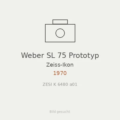 Weber SL 75 Prototyp