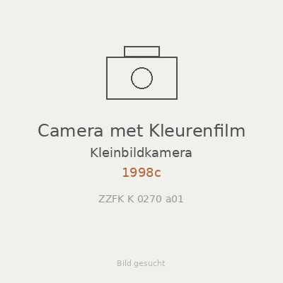 Camera met Kleurenfilm