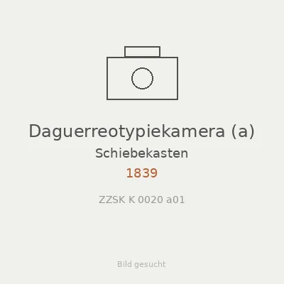Daguerreotypiekamera (a)