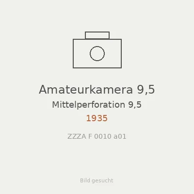 Amateurkamera 9,5